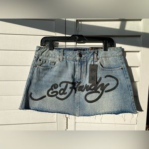 Ed Hardy Brave Eagle mini skirt 🦅